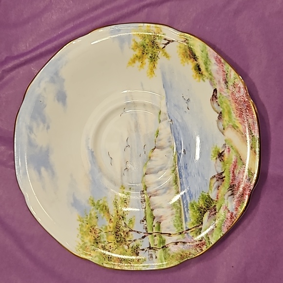 "Cliffs of Dover" double-warrant cup and saucer by Paragon. - Picture 6 of 8